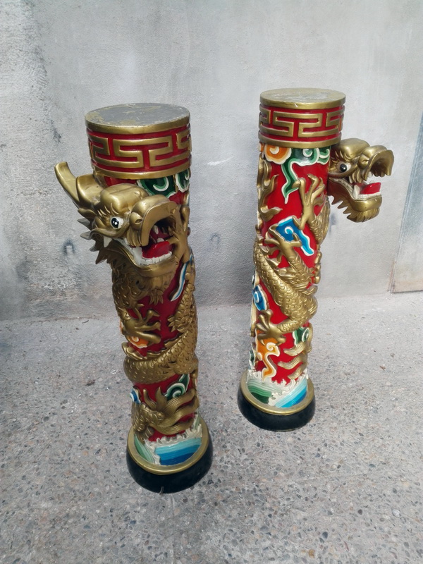 columna dragon pareja asia china fibra 111x38x22-29 (50eu) 1+1u